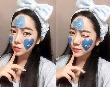 韓妞《局部面膜照》流行中　把愛心敷在臉上是可愛乘N次方♥