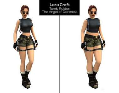 《遊戲人物的真實身材》這一次輪到遊戲宅幻滅惹www