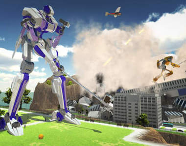 PS4《百呎機器人高爾夫》福音戰士打高爾夫就是這個樣子吧w