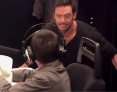 《休傑克曼見小影迷》可是他最喜歡的那句台詞兒童不宜XD