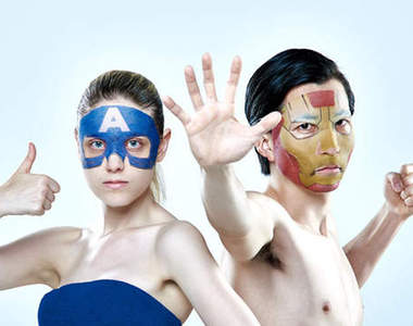 除了進擊的巨人《鋼鐵人面膜》也來啦 看我一秒變鋼鐵人