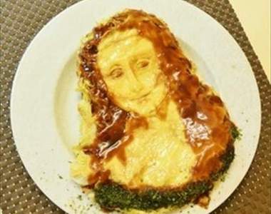 《大阪燒藝術》美乃滋也可以拉花唷♪