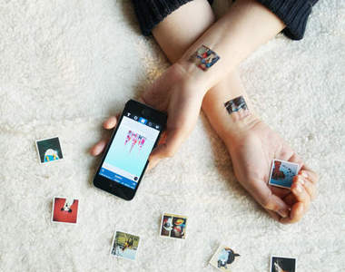 《Instagram Picattoo 紋身轉印貼紙》全身貼滿自己的照片會很自戀嗎(打)