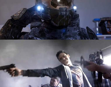 《最後一戰ｖｓ決勝時刻》猛到拆房子的士官長與電玩阿宅的超展開