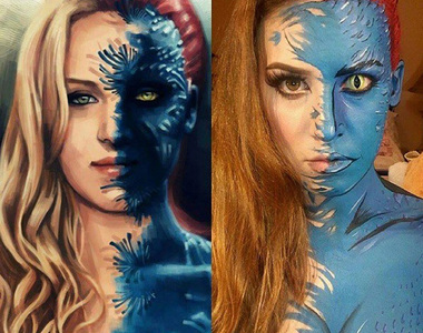 Lianne Moseley《彩繪藝術Cosplay》完整的把二次元的平面感重現