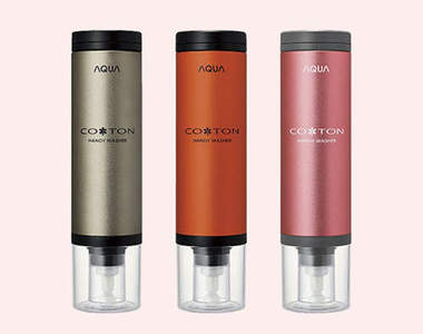 《AQUA Coton 掌上型洗衣機》這不是頭髮用的造型幕斯嗎