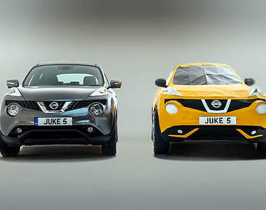 等比例《Nissan Juke》竟然有一輛是用紙摺出來的？