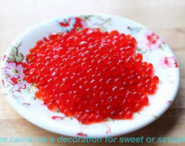 教你做《假的鮭魚子》要什麼味道還可以自己選喔