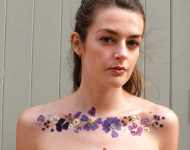 《押花紋身貼DIY》最適合裸露度較高的夏季穿搭♥