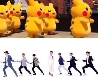 萌度爆表《皮卡丘跳Devil舞蹈》Super Junior天王地位不保啦♥