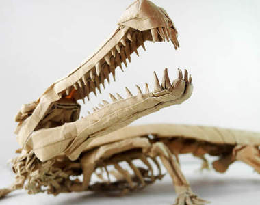 《越南摺紙達人》做出來的恐龍又像又逼真