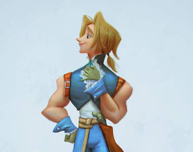 歐美風格《Final Fantasy》插畫　與你我所知的FF不太一樣