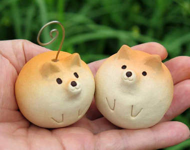 超治癒的《柴犬小物》最後的留言夾超可愛的～