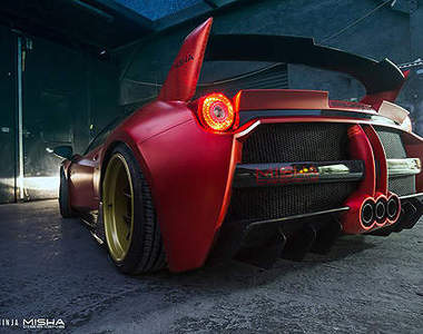 Misha Design改造《Ferrari 458 Italia》這樣的屁屁誰受得了？