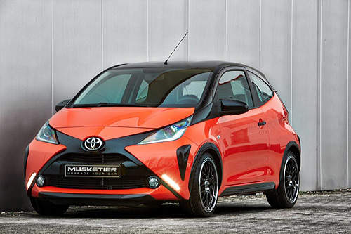 Musketier改造 Toyota Aygo 可愛小車車穿勁裝