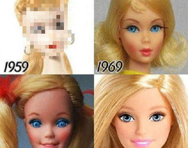 讓人驚訝的《芭比娃娃進化史》原來1959年的芭比長這樣......