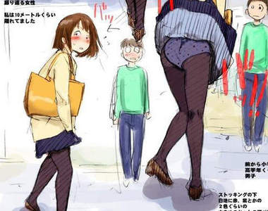夏天的短裙容易讓《女生走光》畫家提醒妳要多多小心啊～