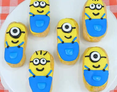 《小小兵法式泡芙》kawaiisweetworld頻道教你如何自己動手做