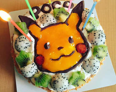 手工 《自製神奇寶貝蛋糕》每天都可以把神奇寶貝都吃下肚 趴兔