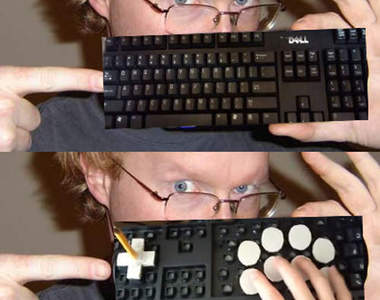 《鍵盤改造遙桿》有點心痛但完成度異常的高啊