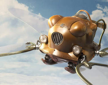 天空之城的經典《鼓翼機》他不僅僅是模型～他會動(激動)