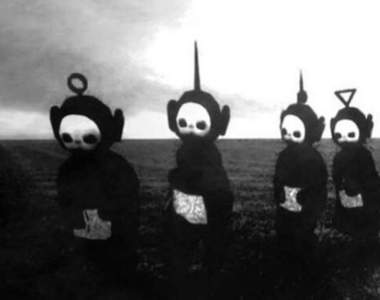 超可怕《黑白天線寶寶》幸好現在電視是彩色的QQ