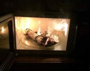 《亂使用微波爐的下場》其實我我我在變魔術啦（硬扯）