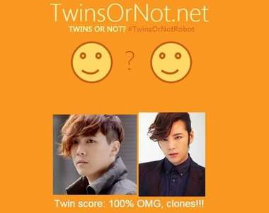 韓星版《Twins Or Not 雙胞胎指數》給系統測就知道像不像啦