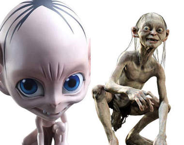 《咕嚕Q版模型》頭大大眼睛也大大感覺超可愛的啦 ❤