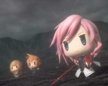 《Final Fantasy世界》Q版的克勞德與雷姊也太可愛了拔♥