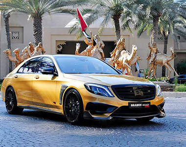Brabus改造《Mercedes-Benz S65 AMG》金光閃閃好杜拜
