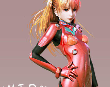 3DCG繪師《池田直人》原來真人明日香這麼美啊~(心)