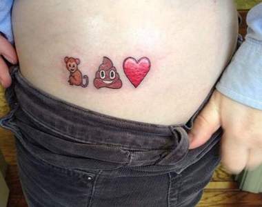 《悲劇Emoji表情符號刺青》猴子＋便便＋愛心到底想表達什麼？