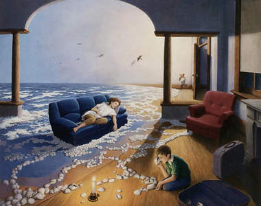 網路流傳超美《錯覺藝術》出自 Rob Gonsalves 藝術家的作品