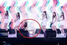 超敬業演出《GFRIEND跌倒事件》每跌一次粉絲都痛一次...