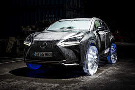 不怕腳滑?《Lexus NX》這回車車輪胎竟然是冰的 不怕腳滑?《Lexus NX》這回車車輪胎竟然是冰的