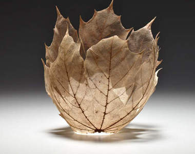 《枯葉碗》Kay Sekimachi 保留大自然的藝術 就像是精靈的皇冠
