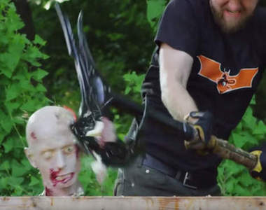 真實打造《上古卷軸》魔族戰斧　單手握不住的沉重實在