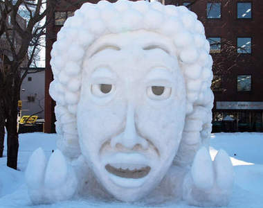 《札幌雪祭》超逼真動漫系雪雕 一想到會融化就好捨不得……