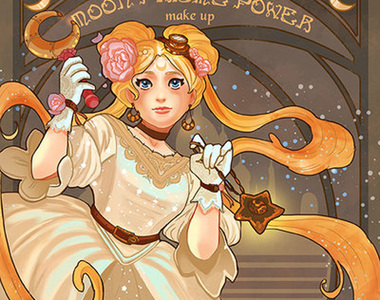 藝術風格《美少女戰士》別有一番味道