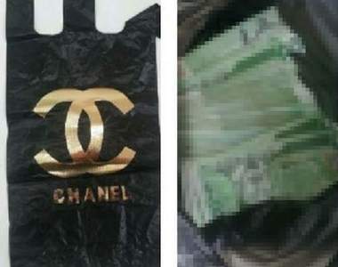 老公送超貴重《香奈兒塑膠袋》俗話說送禮是送心意～