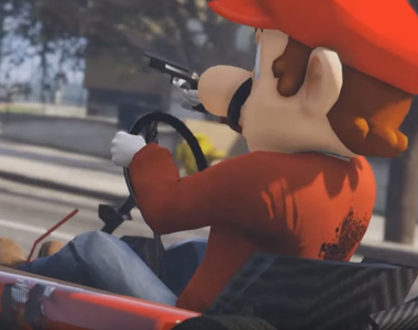 殺人放火版《GTA瑪利歐》被通緝的瑪利歐賽車沒問題嗎www