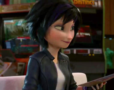 冰雪奇緣亂入《大英雄天團》GoGo這腳色似乎也很適合艾莎呢