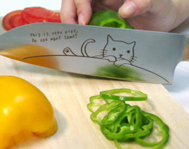 好看又實用《貓咪菜刀》用可愛來治癒家庭主婦們