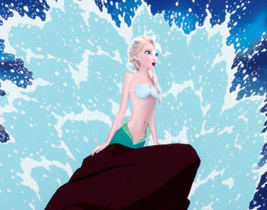 《冰雪美人魚》如果冰雪奇緣是美人魚的故事 游一遊海水會不會結冰啊?