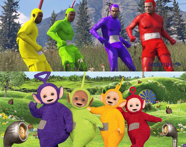 《俠盜獵車手 之 天線寶寶》說你好.....我到底看了什麼(ﾟ皿ﾟﾒ)