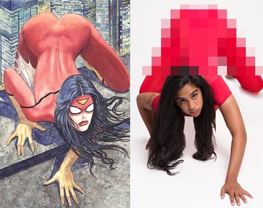 找女性扭出《漫畫女角線條》再加上PS會變什麼樣子呢？