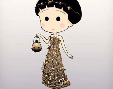 北京插畫師Dorami筆下的《土豪小丸子》童趣人物也能展現貴氣一面