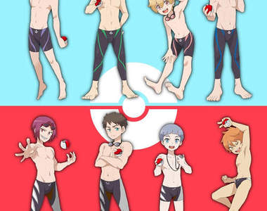 《FREE!x 神奇寶貝》如果Free是神奇寶貝訓獸師的話...
