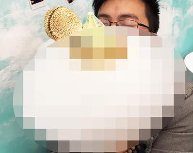 超巨大《Aqua S棉花糖冰淇淋》還沒吃完手就痠了吧（笑）